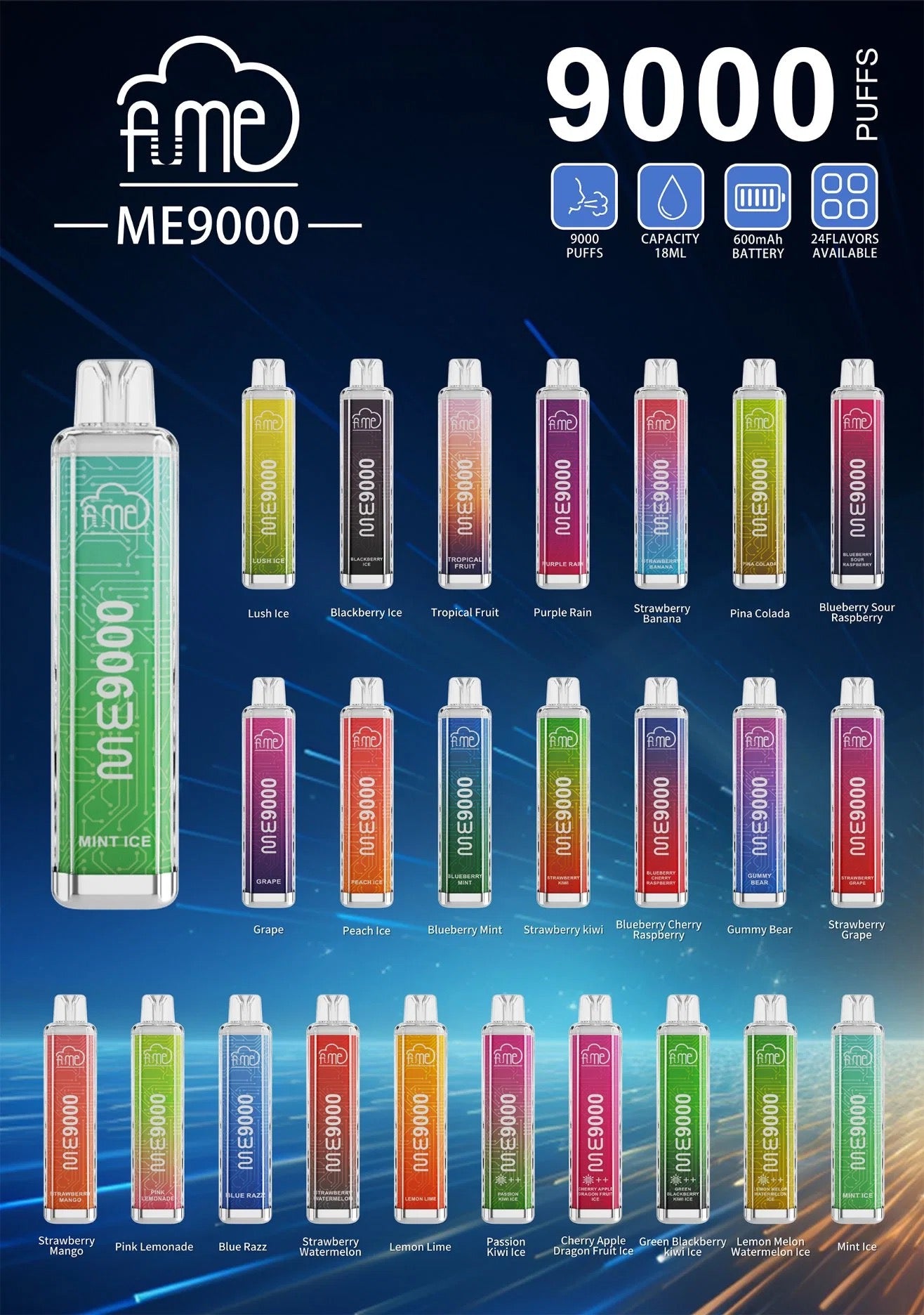 Fume 9.000 puffs